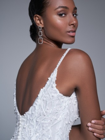 Sottero and Midgley Marvine #2 Ivory/Silver Accent over Blush thumbnail