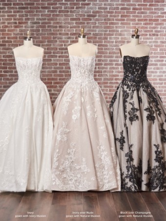 Sottero and Midgley Norvinia #6 Ivory Over nude thumbnail