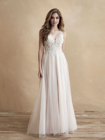 Allure Bridals 3314L #0 default Champagne/Ivory/Silver thumbnail