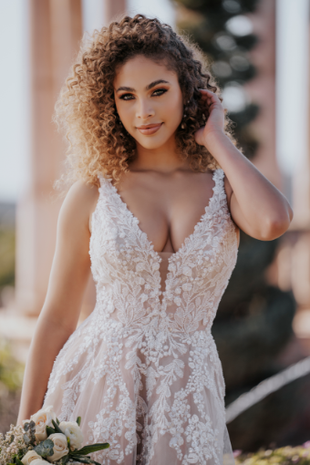 Allure Bridals A1153 #2 Nude/Champagne/Ivory thumbnail