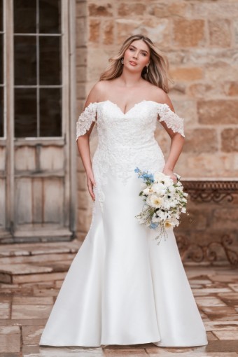 Allure Bridals W502 #0 default Ivory/Silver thumbnail