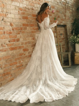 Maggie Sottero Kitaro #1 All Ivory (gown with Ivory Illusion) thumbnail