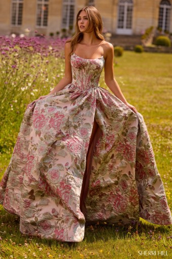 Sherri Hill 57757 #2 default Nude Multi thumbnail