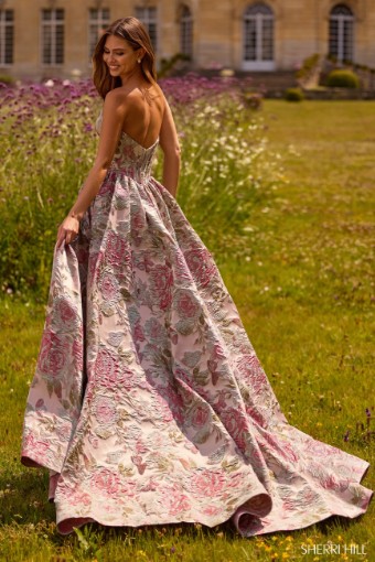 Sherri Hill 57757 #1 Nude Multi thumbnail
