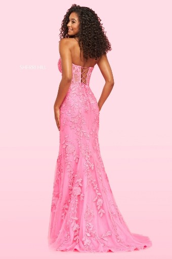 Sherri Hill 54227 #2 Black Red Lilac Light Blue Royal Bright Pink thumbnail