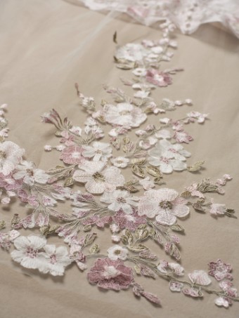 Sottero and Midgley Alvarez #4 Multi over Pink Champagne (gown with Diamond White Illusion thumbnail