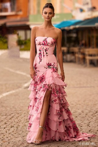 Sherri Hill 57144 #0 default Pink Print thumbnail