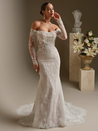 Sottero and Midgley Dublin #0 default Ivory (gown with Ivory Illusion) thumbnail
