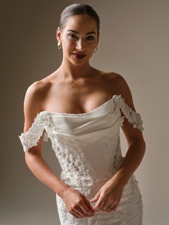 Sottero and Midgley Burke  Unlined bodice #3 All Ivory thumbnail