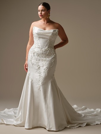 Sottero and Midgley Burke  Unlined bodice #6 All Ivory thumbnail