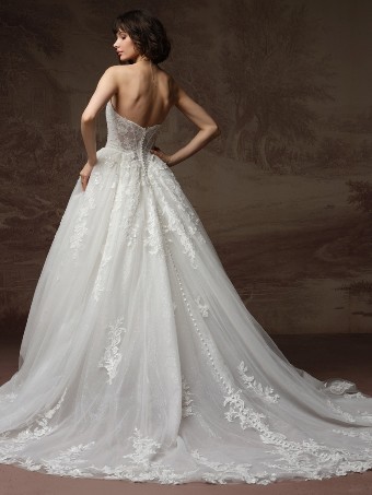 Maggie Sottero Lyra #1 All Ivory (gown with Ivory Illusion) thumbnail