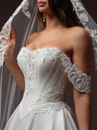 Sottero and Midgley Sandrine #8 All Ivory thumbnail