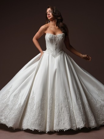 Sottero and Midgley Sandrine #6 All Ivory thumbnail