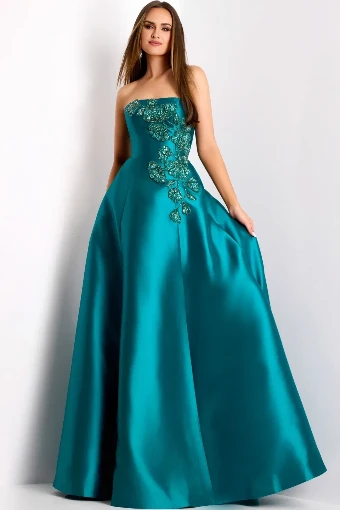Jovani 44352B #2 default Teal thumbnail