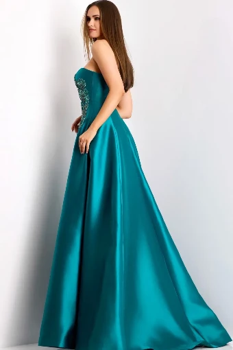 Jovani 44352B #1 Teal thumbnail